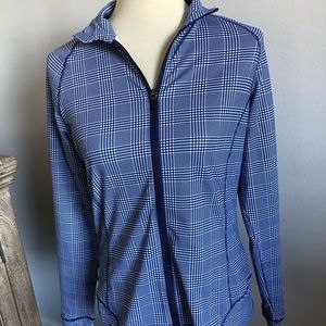 Plaid golf jacket